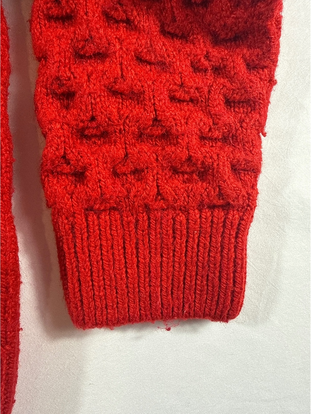 Girls Zara Red Sweater Size 11-12 - Picture 4 of 5